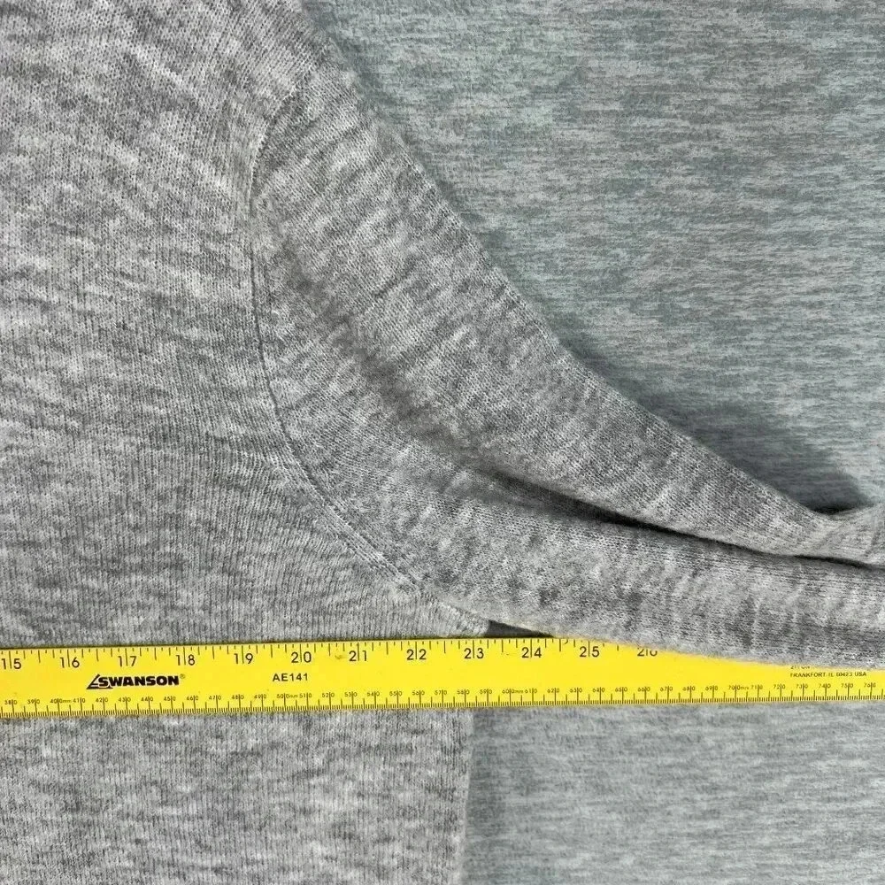 Abercrombie & Fitch NEW Mens XL Gray Wool Alpaca Blend Logo Crewneck Sweater